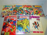 Lot of 7 Marvel The Avengers Comics