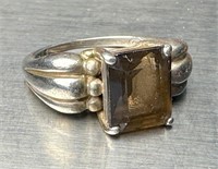 Vintage Sterling Ring w/Stone See Photos for
