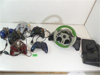 Qty of Various Controllers, used/untested + bin