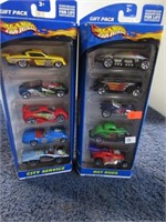 2-- HOTWHEELS DIECAST CAR SETS