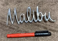 (1) Malibu Metal Car Emblem