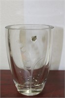 A Swedish Bergdala Etched Vase