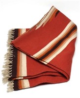 Vintage Chimayo Wool Rug - 4'3" X 6'6"