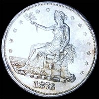 1876 Silver Trade Dollar UNCIRCULATED