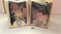 Cabbage Patch dolls in boxes