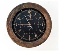 WWII CHELSEA US NAVY 8" SHIPS DECK CLOCK