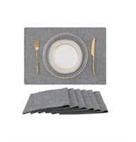 ( Sealed / New ) homing Dark Grey Cloth Placemats