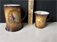 Antique Ioga Warwick Mugs (2)