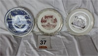 Memorabilia Plates:  Washington, D.C.; Canadian;