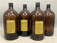 Pharmaceutical Emil-O-Balm Brown Glass Bottles