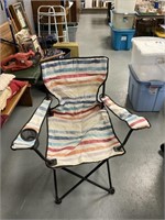 Lake & Trail Striped Camp Chair In Carry Bag