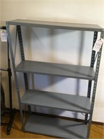 Metal shelf w/ 4 shelves
