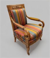 WILLIAM SWITZER OPEN ARM CHAIR