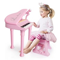 Love&Mini Piano Toy Keyboard Pink 31 Keys for Age