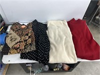 Women’s dresses and skirt sizes mostly range M-Lg