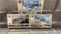 3 Model Airplanes