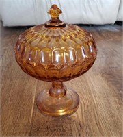 Amber Candy Jar