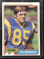 1981 TOPPS JACK YOUNGBLOOD