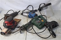 Rotozip drill, a socket impact, grinder, power