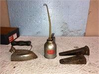 Early 1900’s American Beauty Iron/ Tru-Test Oiler/