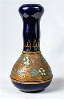 Enameled Royal Doulton vase