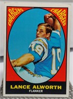 1967 TOPPS LANCE ALWORTH #123 VERY NICE!!