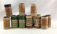 15 antique Edison Ambersol Records