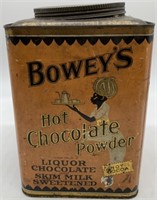 Bowey's Hot Chocolate Powder can