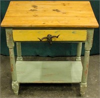 Furniture Vintage Rustic Pinewood Table