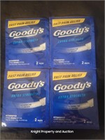 4 Goodys Blue Extra Strength 2 per pack