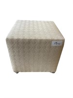 Upholstered Display Ottoman