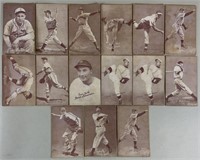 15pc 1947-66 MLB Baseball Exhibit Cards