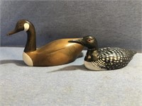 Two Decorative Wooden Ducks-Hummel Wood Workings