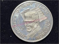 Silver 1-ozt .999 round "Stormin Norman"
