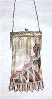 Whiting & Davis mesh purse, 7"