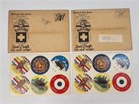 2) 1930'S SEAL CRAFT DISCS UNUSED W/ MAILER