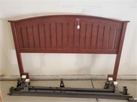 Full Side Head Board With Metal Frame