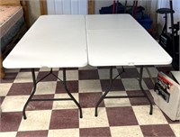 2 Cosco folding tables 29.5" x 72“.