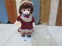 Precious Moments Doll 14" On Stand