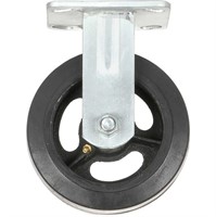6 x 2 in Global Industrial Mold-on Rubber Wheel Ca