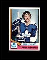 1974 Topps #168 Lanny Mcdonald EX to EX-MT+