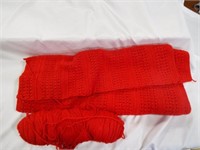 Red Crochet Blank with Yarn
