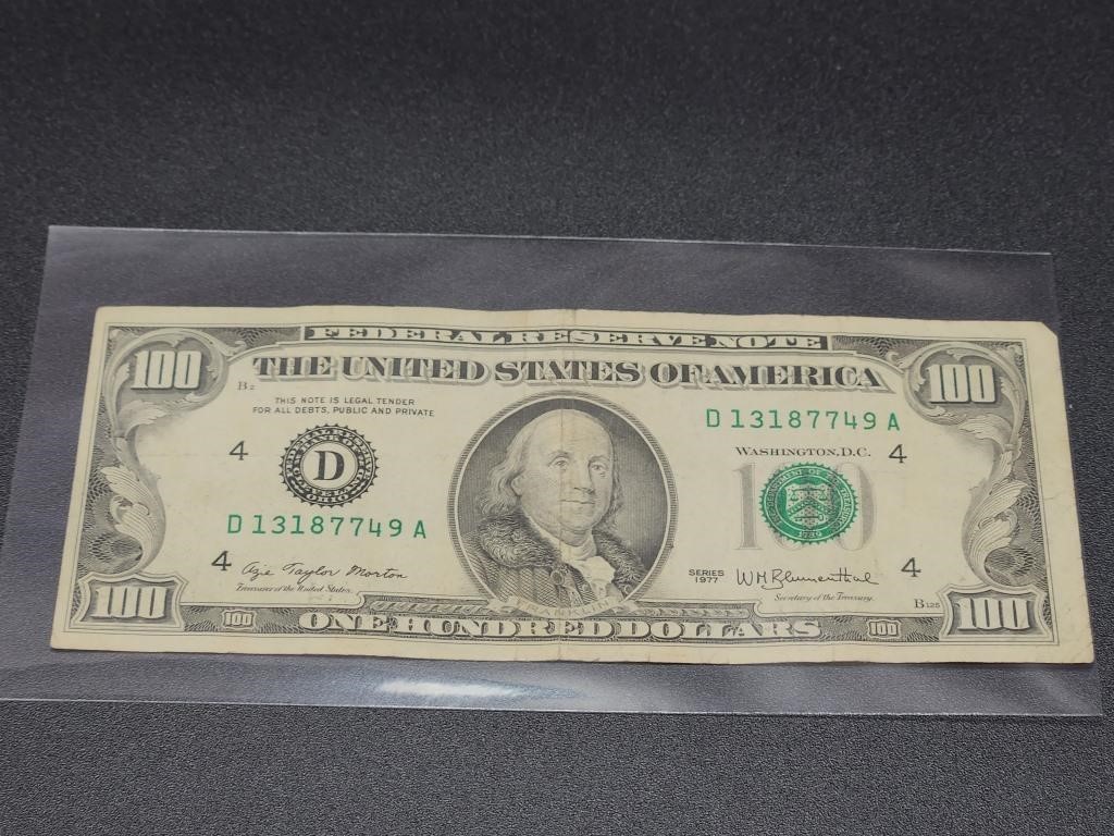 1977 $100 Bill