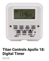 Titan Controls Apollo 18 Two Outlet Dual Schedule