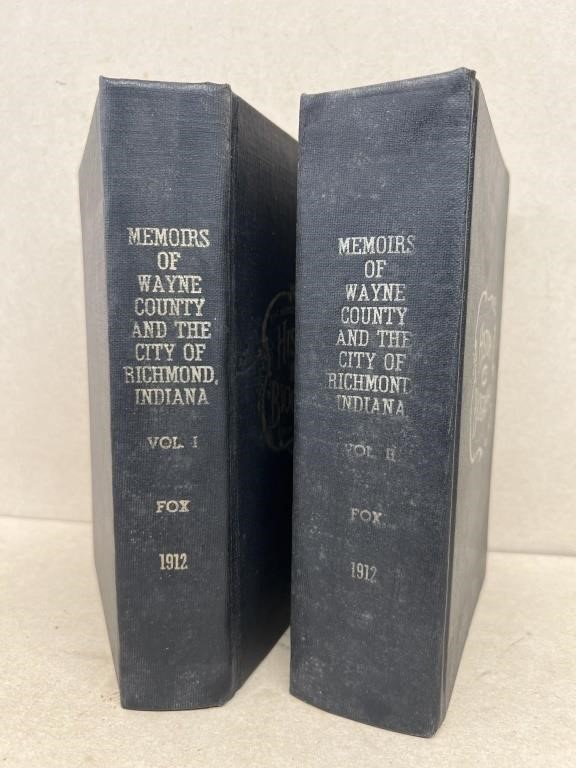 1912 memoirs of Wayne county books
