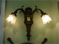 TOC Louis XV bronze wall sconce