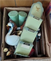 box of decorative items