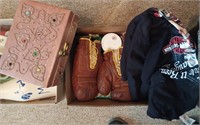 jewelry box, NEW Tshirt, small toys and misc