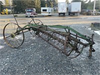 Antique John Deere Side Delivery Rake