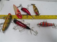 Six, Fishing lures